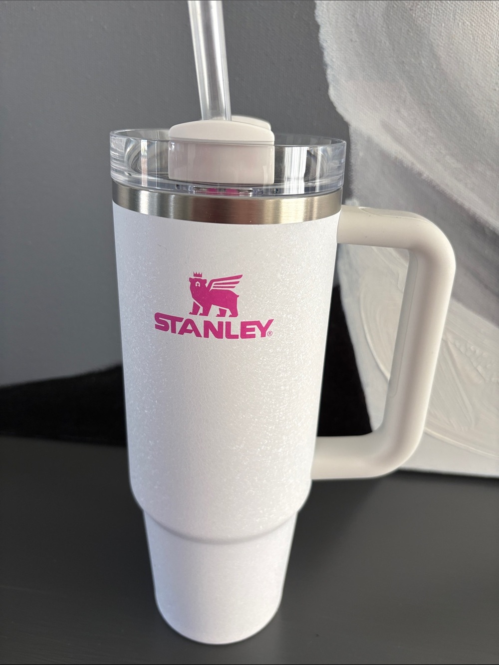 Like new Stanley 30 oz Crystal Ice Travel Mug